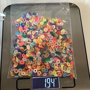 Polymer clay beads assorted colors
